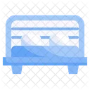 Doube Bed Sleeping Bed Furniture Icon