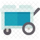 Double Cooler Cart Icon