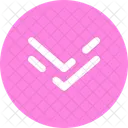 Double Alt Arrow Down Down Right Icon