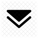 Double Alt Arrow Down Icon