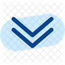 Double Alt Arrow Down Down Right Icon