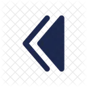 Double Alt Arrow Left Arrows Left Icon