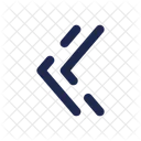 Double Alt Arrow Left Arrows Left Icon