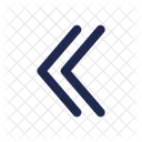 Double Alt Arrow Left Arrows Left Icon