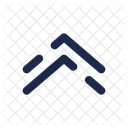 Double Alt Arrow Up Arrows Orientation Icon