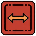 Double Arrow Resize Direction Icon