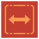 Double Arrow Resize Direction Icon