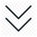 Double Arrow Down Icon