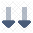 Double Arrow Down Icon