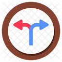 Double Arrow Sign Signage Icon