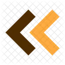 Double arrow left  Icon