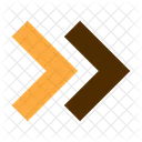 Double arrow right  Icon