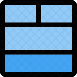 Double Bar Bottom  Icon