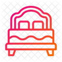 Double Bed Sleep Rest Icon