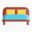 Double Bed Bed Sleeping Bed Icon