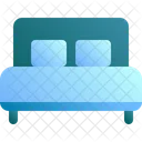 Double Bed Furniture Icon