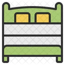Double Room Bed Icon