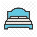 Bed Double Furniture Icon