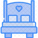 Double Bed Bed Furniture Icon