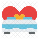 Double Bed Love Room Icon