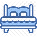 Double Bed Indoor Furniture Icon