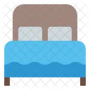 Double Bed Furniture Sleeping Icon