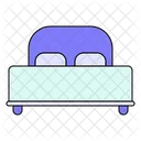 Double Bed Bed Furniture Icon