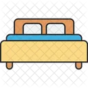 Double Bed Bed Furniture Icon