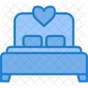 Double Bed Bed Furniture Icon