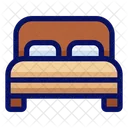 Double Bed Bedroom Bed Icon