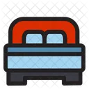 Double Bed Bed Furniture Icon