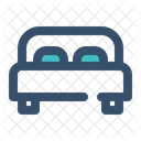 Bed Double Hotel Icon