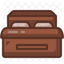 Double Bed Bed Bedroom Icon