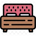 Double Bed Bed Furniture Icon