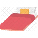 Double Bed Bed Furniture Icon