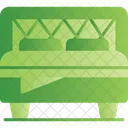 Double Bed Bed Furniture Icon