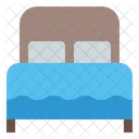 Double Bed Furniture Sleeping Icon