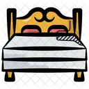 Double Bed Bed Furniture Icon