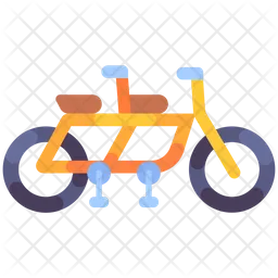 Double Bicycle  Icon