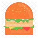Double Burger  Icon