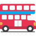 Double Bus Decker Transport Icon