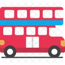 Double Bus Decker Transport Icon