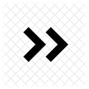 Double chevron right  Icon