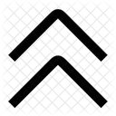 Double Chevron Up Icon
