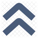 Double Chevron Up Icon