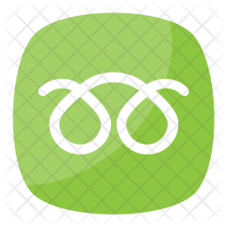 Double Curly Loop Icon Of Flat Style Available In Svg Png Eps Ai Icon Fonts