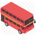 Double Decker Decker Bus London Bus Icon