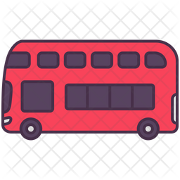 Double Decker Bus Icon Of Colored Outline Style Available In Svg Png Eps Ai Icon Fonts