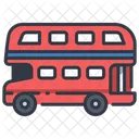 Ired Double Decker Bus Double Decker Bus Bus Icon