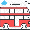 Double Decker Bus Bus London Icon